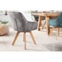 LIVORNO design forgatható szék - szürke