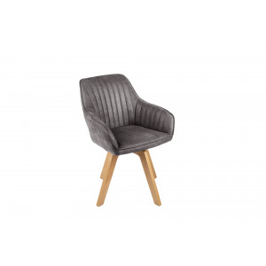 LIVORNO design forgatható szék - szürke
