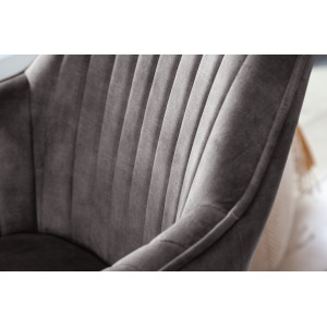 LIVORNO design forgatható szék - szürke