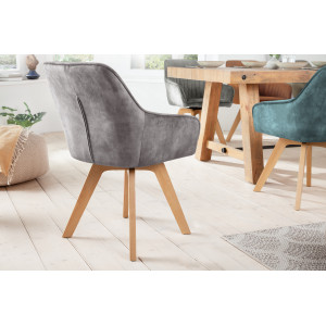 LIVORNO design forgatható szék - szürke