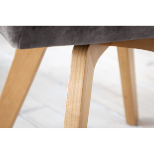 LIVORNO design forgatható szék - szürke