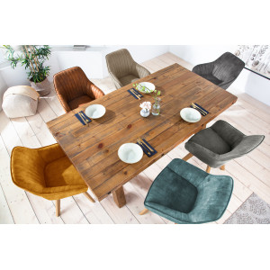 LIVORNO design forgatható szék - sárga