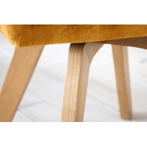 LIVORNO design forgatható szék - sárga