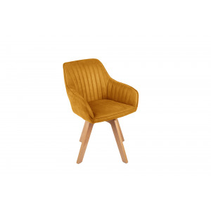 LIVORNO design forgatható szék - sárga