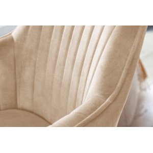 LIVORNO design forgatható szék - beige