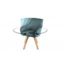 LIVORNO design forgatható szék - kék