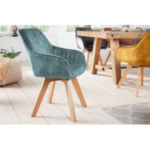 LIVORNO design forgatható szék - kék