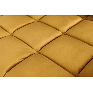 COZY VELVET design bársony kanapé - 220cm - okker