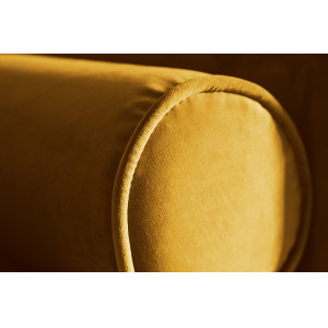 COZY VELVET design bársony kanapé - 220cm - okker