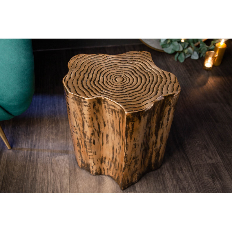 ORGANIC ORIENT design lerakóasztal - arany