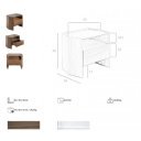 HENARES luxus dió éjjeliszekrény