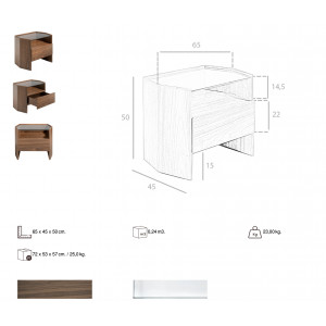 HENARES luxus dió éjjeliszekrény