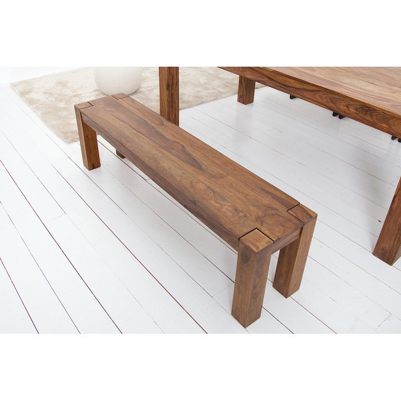 MAKASSAR tömör rózsafa ülőpad - 140/160 cm