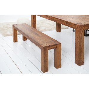 MAKASSAR tömör rózsafa ülőpad - 140/160 cm