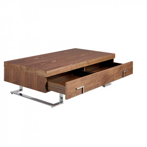 ESCONDER design dohányzóasztal - dió