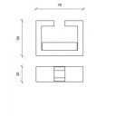 ARINA szabadon álló bioetanol kandalló - fehér