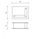 CROSSING szabadon álló biokandalló - fekete