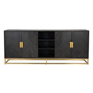 BLACKBONE exkluzív komód -225cm- arany/ezüst
