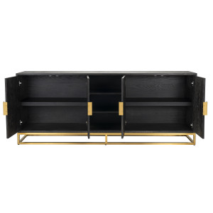 BLACKBONE exkluzív komód -225cm- arany/ezüst