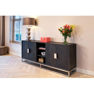 BLACKBONE exkluzív komód -225cm- arany/ezüst