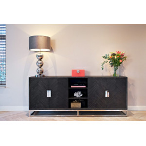 BLACKBONE exkluzív komód -225cm- arany/ezüst