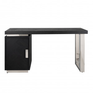 BLACKBONE exkluzív íróasztal- 150cm - ezüst