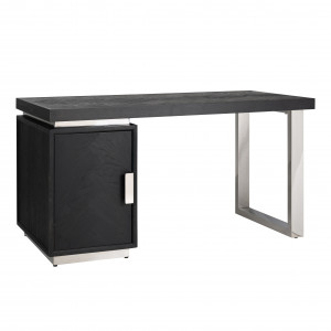 BLACKBONE exkluzív íróasztal- 150cm - ezüst