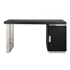 BLACKBONE exkluzív íróasztal- 150cm - ezüst