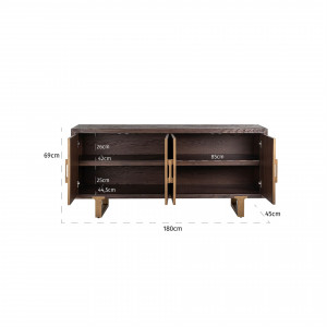 MILFORM design komód - 180cm