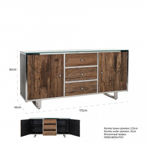 KENSINGTON exkluzív komód - 172cm