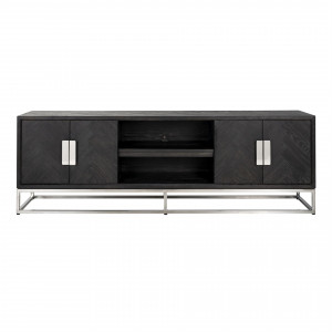 BLACKBONE exkluzív TV-szekrény -185cm- arany/ezüst