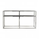 BLACKBONE exkluzív konzolasztal - 150cm - arany/ezüst