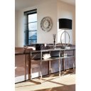 BLACKBONE exkluzív konzolasztal - 150cm - arany/ezüst