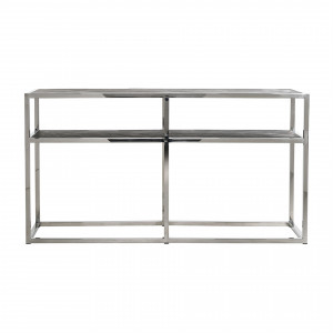 BLACKBONE exkluzív konzolasztal - 150cm - arany/ezüst