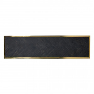 BLACKBONE exkluzív konzolasztal - 150cm - arany/ezüst