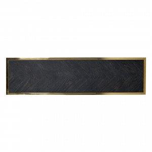 BLACKBONE exkluzív konzolasztal - 150cm - arany/ezüst