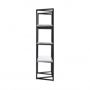 LAGRAND exkluzív polc - 185cm - arany/fekete