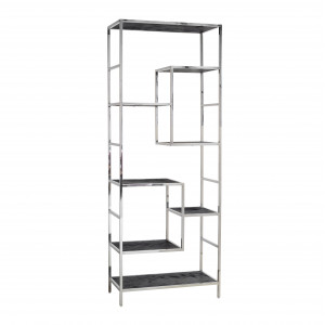 BLACKBONE exkluzív polc - 210cm - arany/ezüst