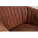 LIVORNO design forgatható szék - vintage barna