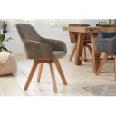 LIVORNO design forgatható szék - vintage taupe