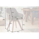 LIVORNO design forgatható szék - vintage taupe