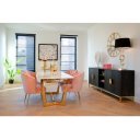 DYNASTY design étkezőasztal - 200cm - arany