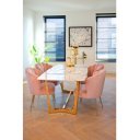 DYNASTY design étkezőasztal - 200cm - arany