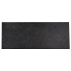 BLACKBONE bővíthető étkezőasztal - 195-265cm - arany
