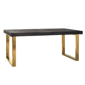 BLACKBONE bővíthető étkezőasztal - 195-265cm - arany Bővíthető étkezőasztal