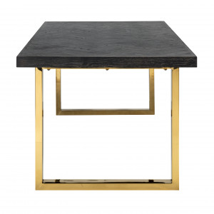 BLACKBONE exkluzív étkezőasztal -arany/ezüst - 180/220cm