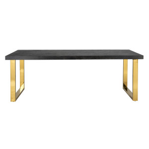 BLACKBONE exkluzív étkezőasztal -arany/ezüst - 180/220cm