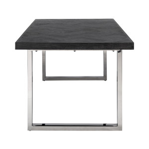 BLACKBONE exkluzív étkezőasztal -arany/ezüst - 180/220cm