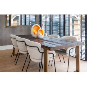 MILFORM design étkezőasztal - 190/230cm Étkezőasztalok