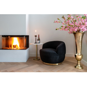 TEDDY design fotel - fekete/fehér RICHMOND
